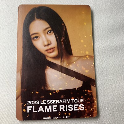 KAZUHA LE SSERAFIM PERFECT NIGHT Celeb K-pop Girl Photo Card Flame