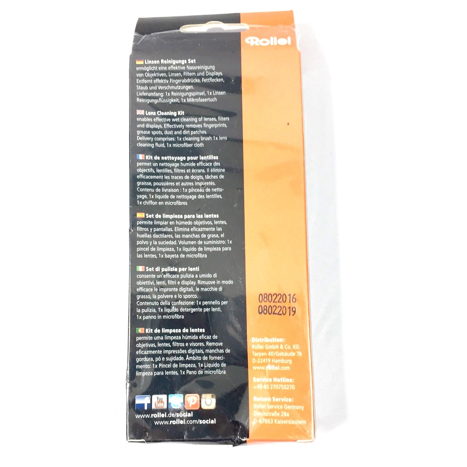 Rollei Lens Cleaning Set Wet Cleaning of Lenses Filters and Displays