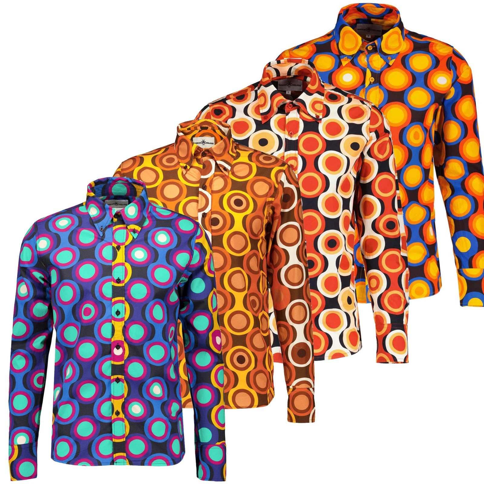 トップス 60s-70s Chelsea pattern pajama shirt 60s-70s Chelsea pattern pajama shirt トップス