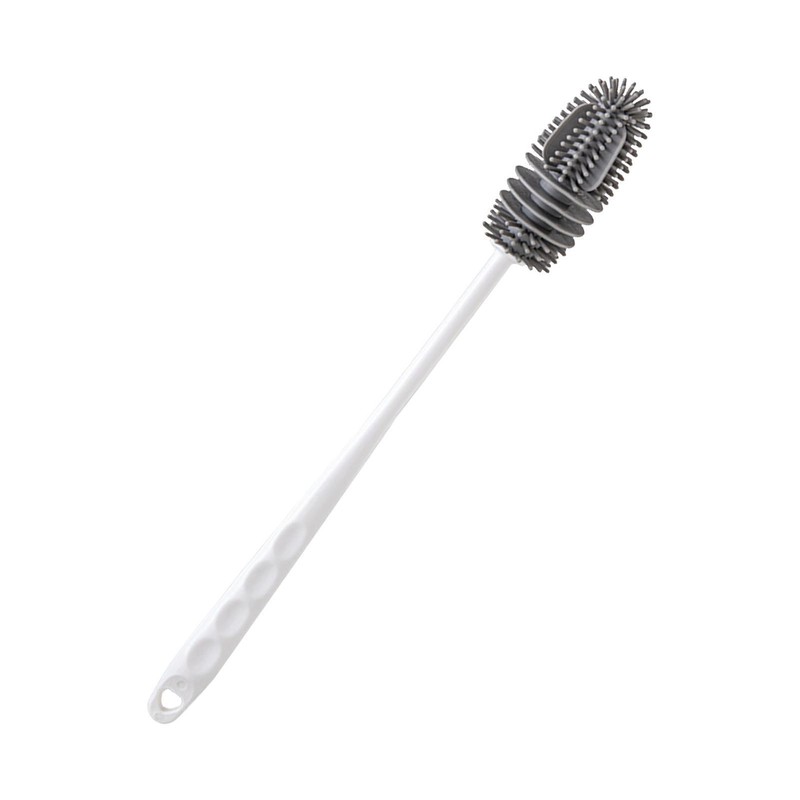 Baby Bottle Brush, Long Handle Soft Silicone Bottle Cleaner Brush for cleaning
