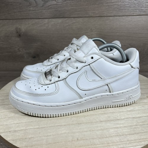 Nike Air Force 1 Low Triple White Shoes 314192-117 Youth
