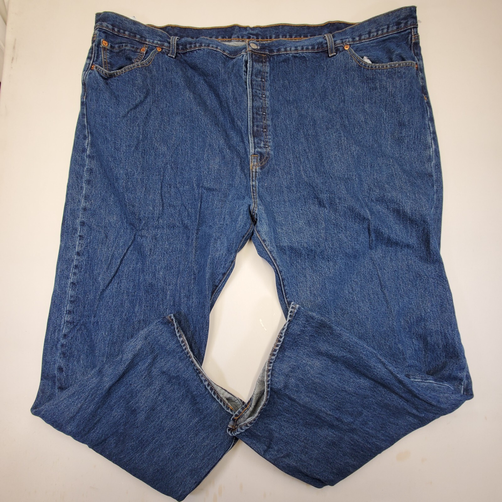 VINTAGE Levis 501XX Jeans 56x32 BIG Mens Blue Denim Relaxed