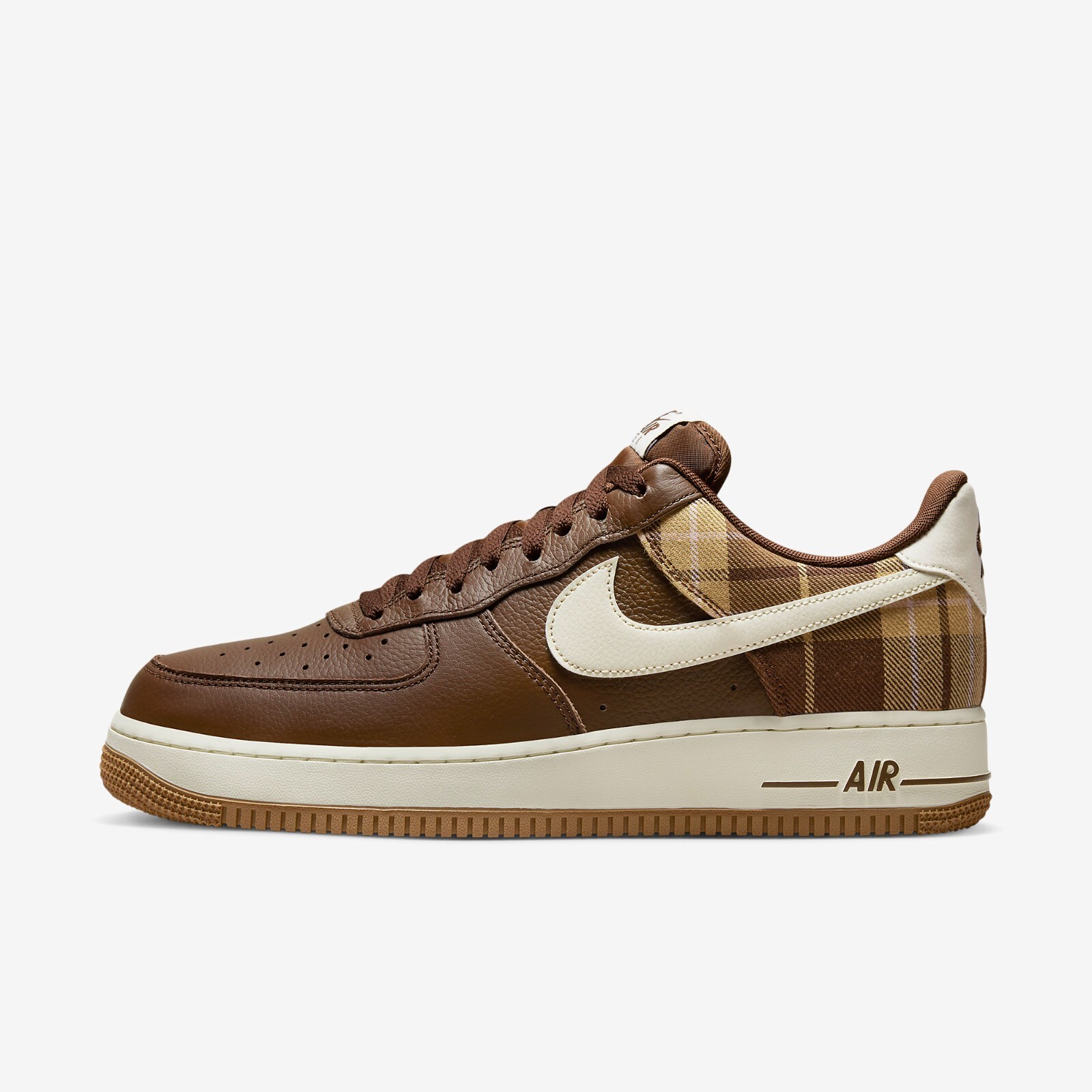 

Кроссовки Nike Air Force 1 07 LX Plaid DV0791-200, Pecan/black/pecan/alpha orange, Nike Air Force 1