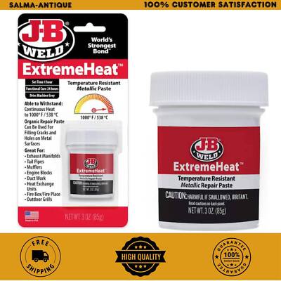 3 Oz. Extreme Heat Adhesive Paste | Weld Metallic Resistant Temperature High T