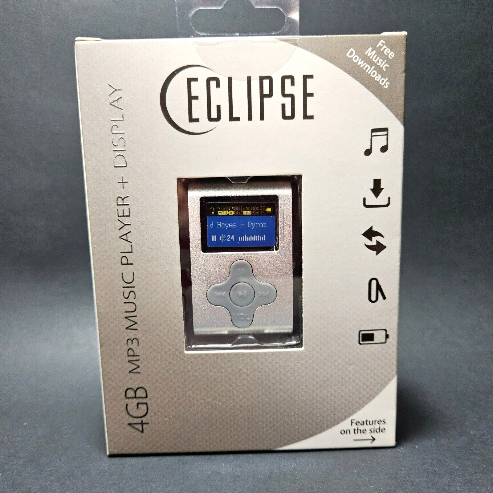 4gb Clip Display Earbuds Bundle Cld4 Sl New