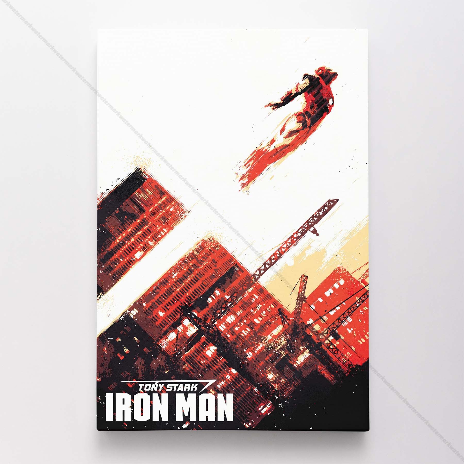 Iron Man Poster Canvas Tony Stark Avengers Comic Book Cover Art Print #16913