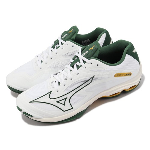

Mizuno Wave Lightning Z7 Белый Зеленый Мужская волейбольная спортивная обувь V1GA2200-44, Wave Lightning Z7