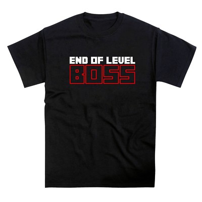 End of Level Boss Videogame Game Inspired T-Shirt