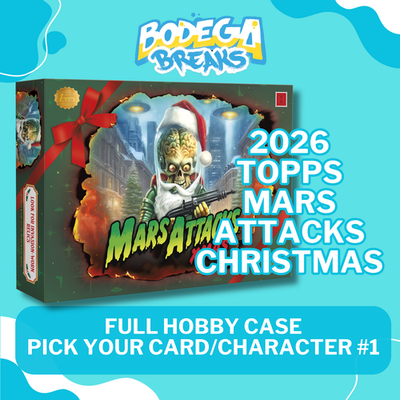 INVASION WORN RELIC -2026 Topps Mars Attacks Xmas -20 Box Hobby Case Break #1