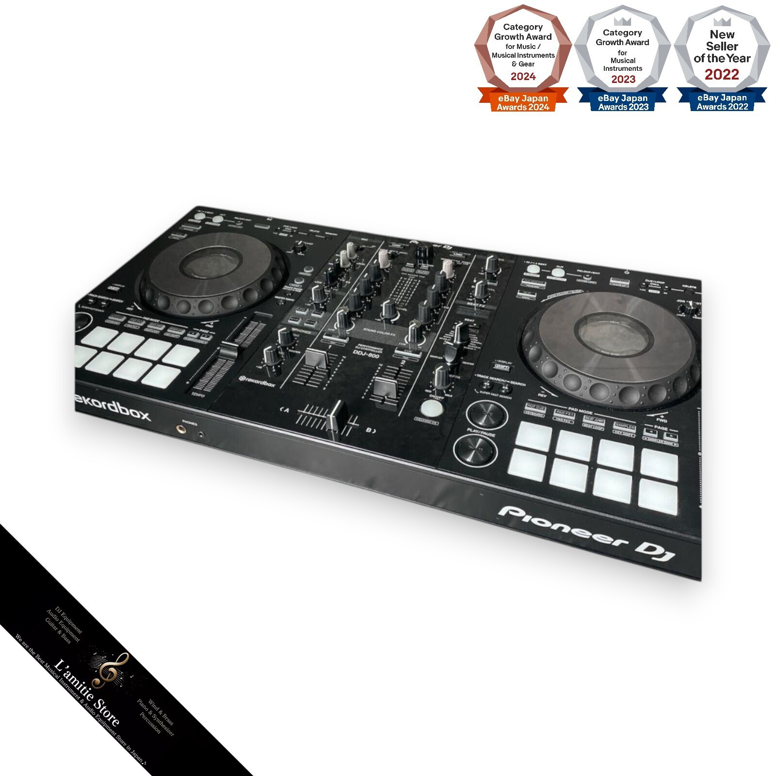 【美品】Pioneer DDJ-800 DJコントローラー Pioneer DDJ-800 Rekordbox 2ch Pro DJ Controller DDJ800 2