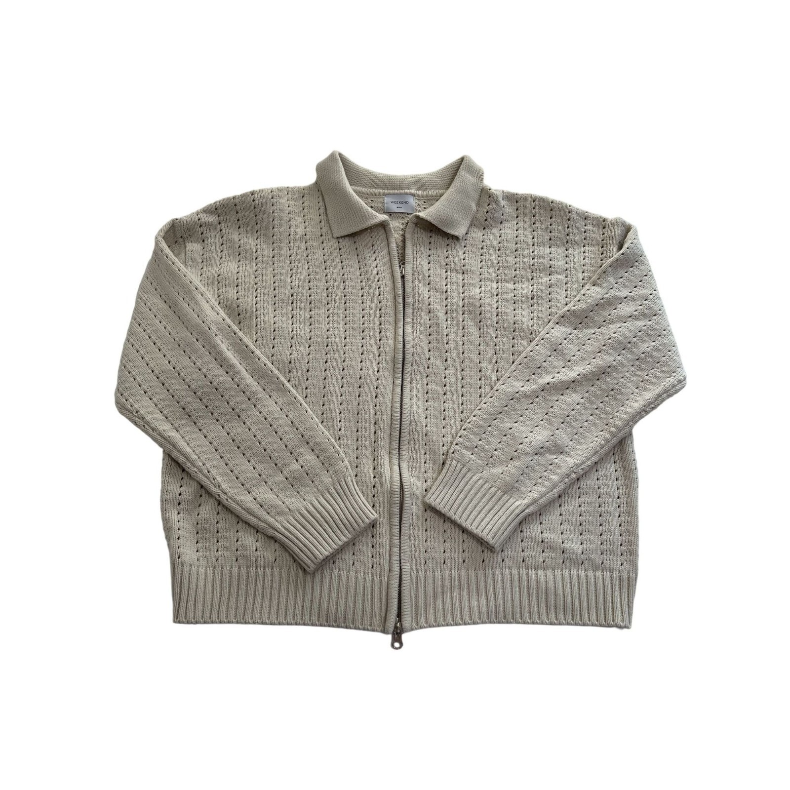 TODAYFUL Washedwool Zip Knit クリーム TODAYFUL（トゥデイフル）の「TODAYFUL(トゥデイフル