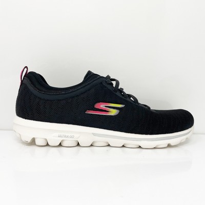 Skechers Womens Go Walk 124779 Черные кроссовки для бега Размер 9