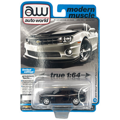 Auto World Modern Muscle 2010 Chevy Camaro Hurst Edition 1/64 Diecast Car Toys