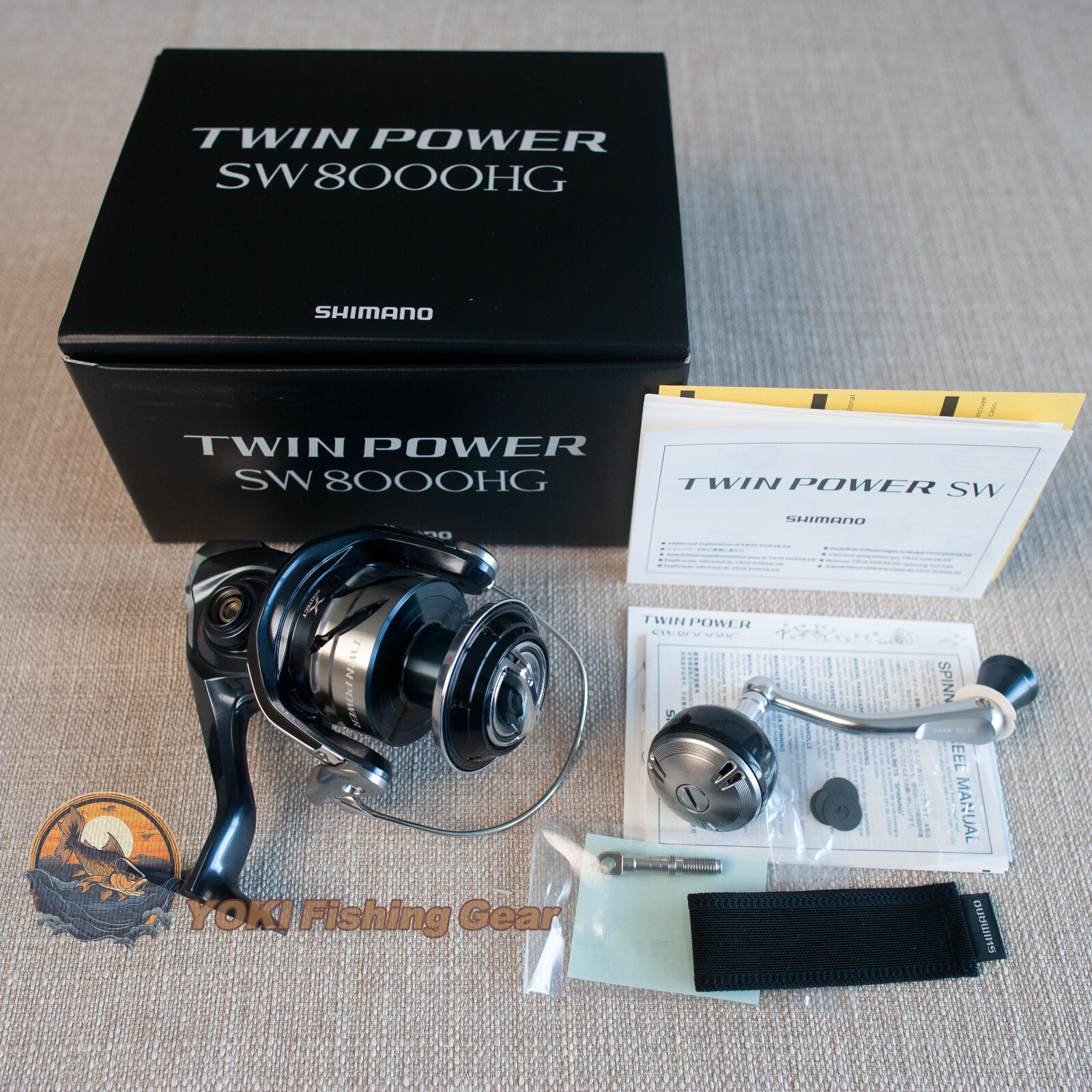 Shimano 21 TWIN POWER SW 8000HG Spinning Reel New in Box