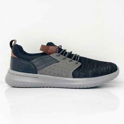 

Мужские кроссовки Skechers Delson Camben 56299 черные кроссовки размер 9, Черный, Delson Camben
