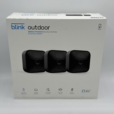 Brand New! Blink Outdoor (3rd Generation) Security Camera - 3 Camera Kit