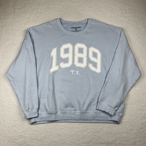 Taylor Swift 1989 Sweatshirt Light Blue Size 3XL Official
