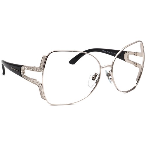 未使用品 BVLGARI sunglasses round タグ付き BVLGARI COIN Black Gradient Gold Jewel Strass Logo Round
