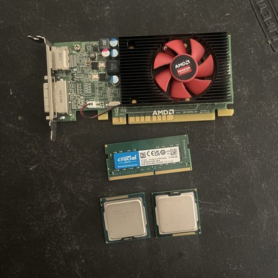 computer parts lot Radeon GPU I5 2400 And 3470