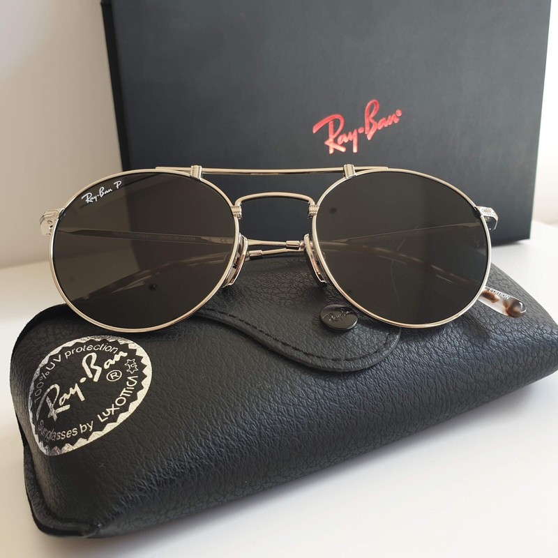 ray ban titanium polarized