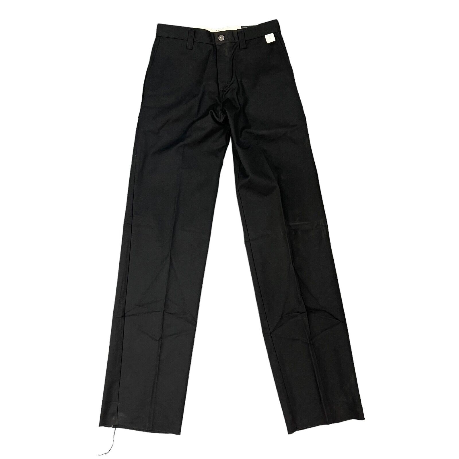 Dickies Pants Mens 29 UU Black Straight Leg Flat Front Work Dickies Pants Mens 29 UU Black Straight Leg Flat Front Work