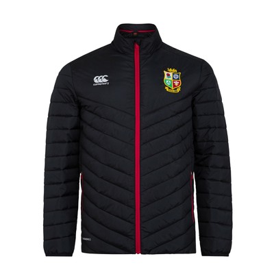CANTERBURY BRITISH & IRISH LIONS LIGHTWEIGHT PADDED JACKET - CANTERBURY - BLACK - MENS