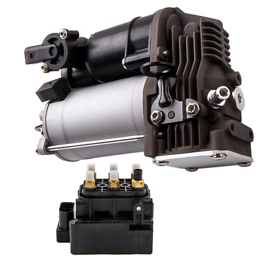 Air Compressor Pump + Valve Block For Mercedes W164 X164 GL450 GL550 1643200204