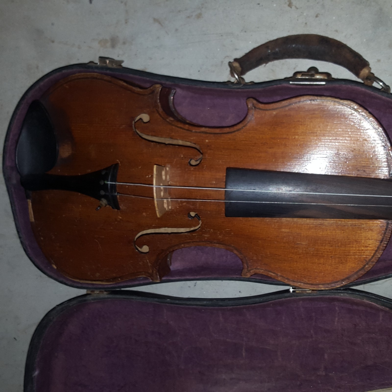Vintage Violin Antique with Case and Bow