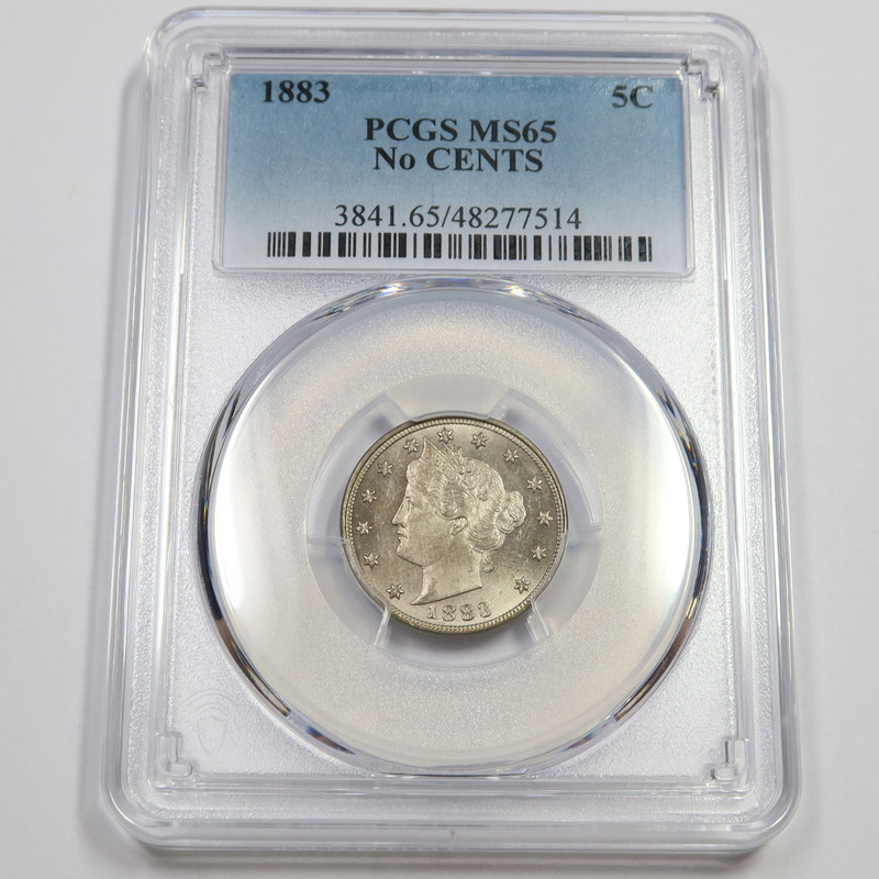 1883 P PCGS MS65 - NO CENTS - Liberty V