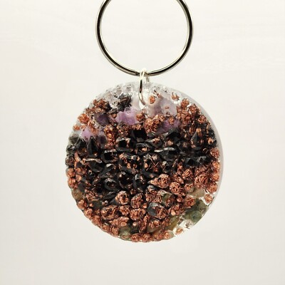 Saturn Keychain/Pocket Orgonite, Provides EMF Protection, and Support 