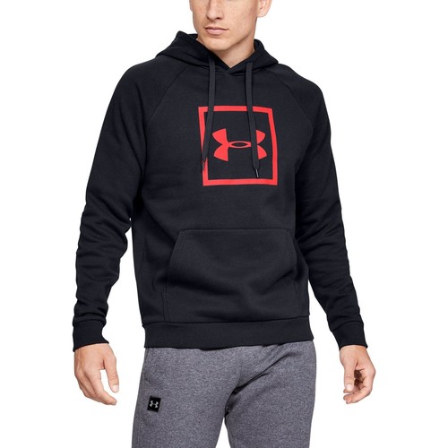 

[1329745-002] Мужская толстовка из флиса Under Armour Rival Box с логотипом, Черный