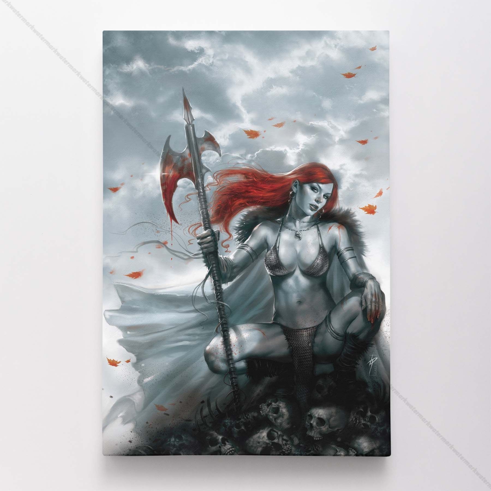 Red Sonja Poster Canvas Comic Book Art Print #1033