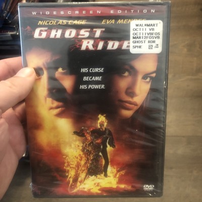 Ghost Rider (DVD, 2007, Widescreen) Ripped Plastic