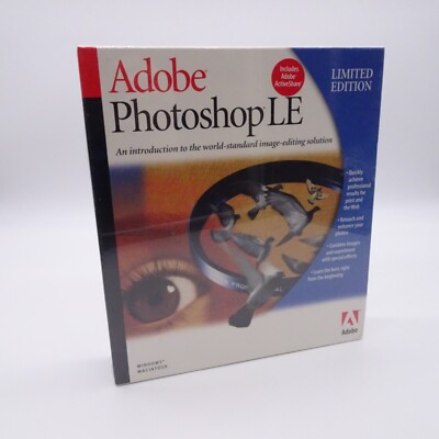 Adobe Photoshop LE Limited Edition New Sealed