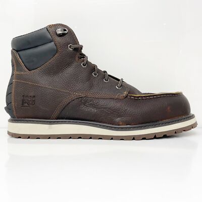 Timberland Pro Mens Irvine 6 A44UP Коричневые рабочие ботинки из легкого сплава, размер 15 W