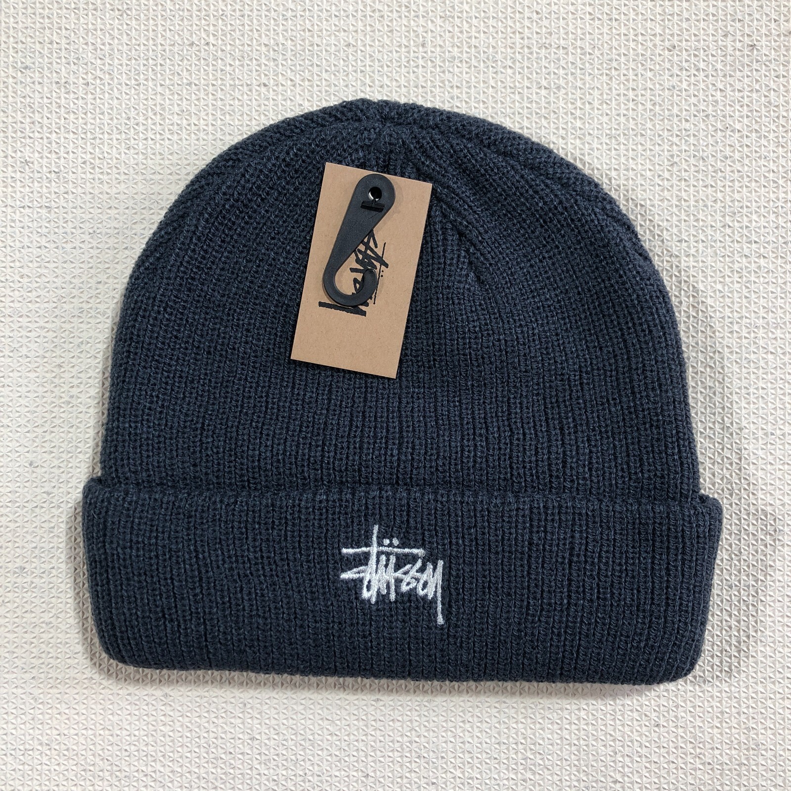 Buy Stussy Workgear Spray Cuff Beanie 'Navy' - 1321186 NAVY