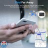 ATUVOS Dual System Air Card Tag Pro 2 Pack, Rechargeable Wallet Tracker Work with Android Google Find Hub or iOS Apple Find My APP (Huawei not Supported), Bluetooth Finder Locator for Wallet/Luggage