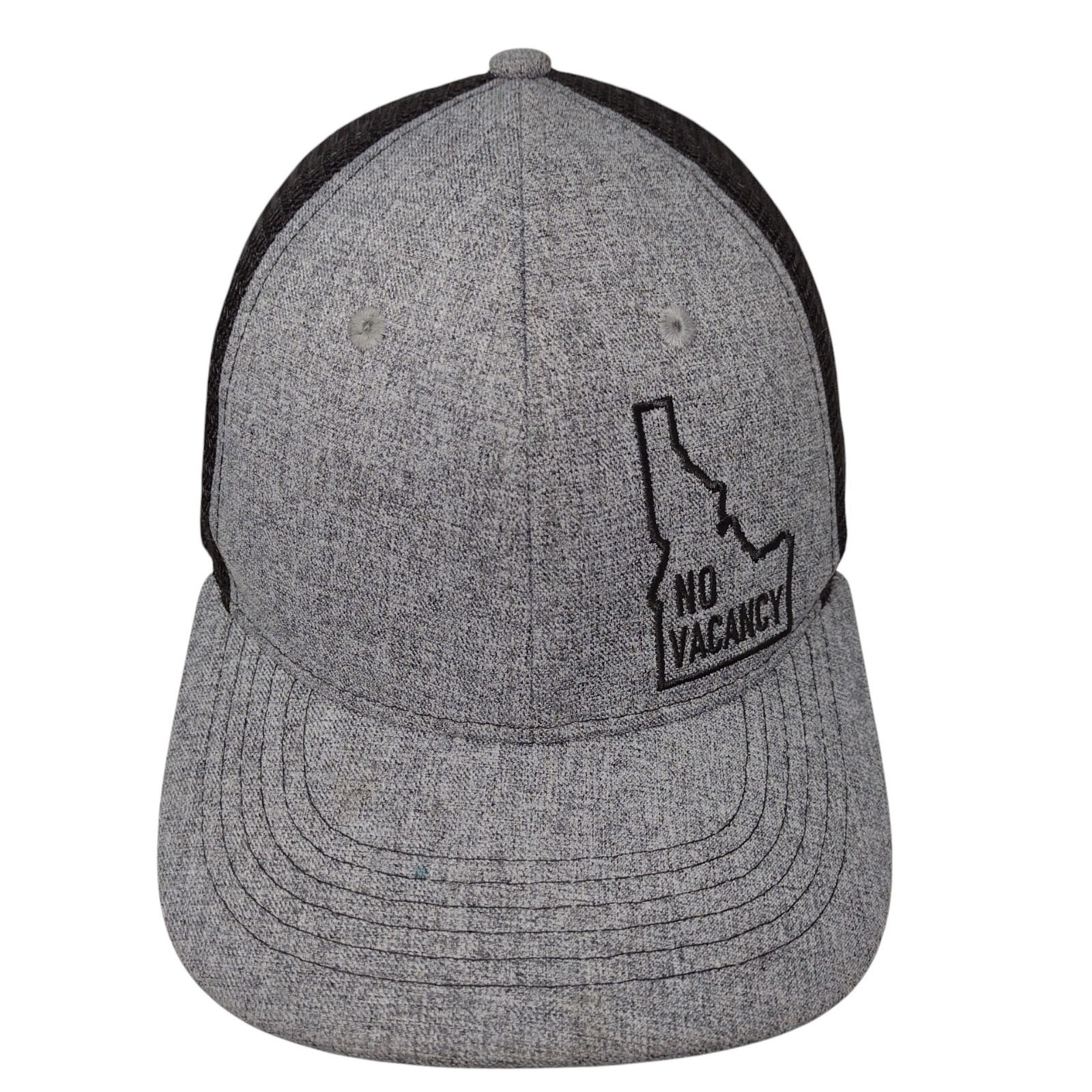 Idaho No Vacancy Snapback Mesh Back Trucker Hat Gray OSFA