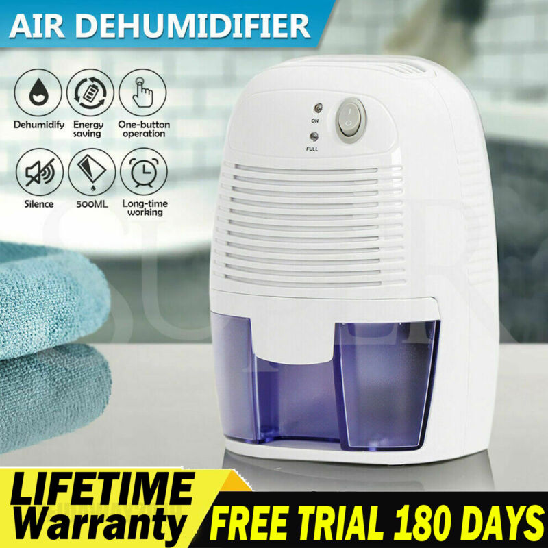 Dehumidifiers Portable Dehumidifier Drain Hose Water Tank Ideal Basement Bedroom