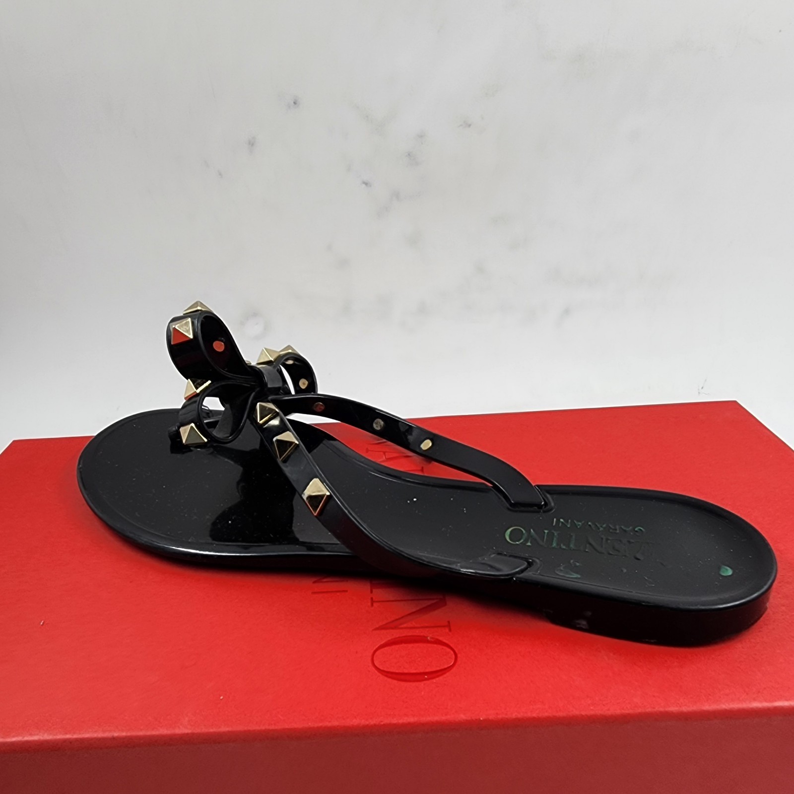 Valentino Garavani Summer Rockstud PVC Thong Sandals Women's