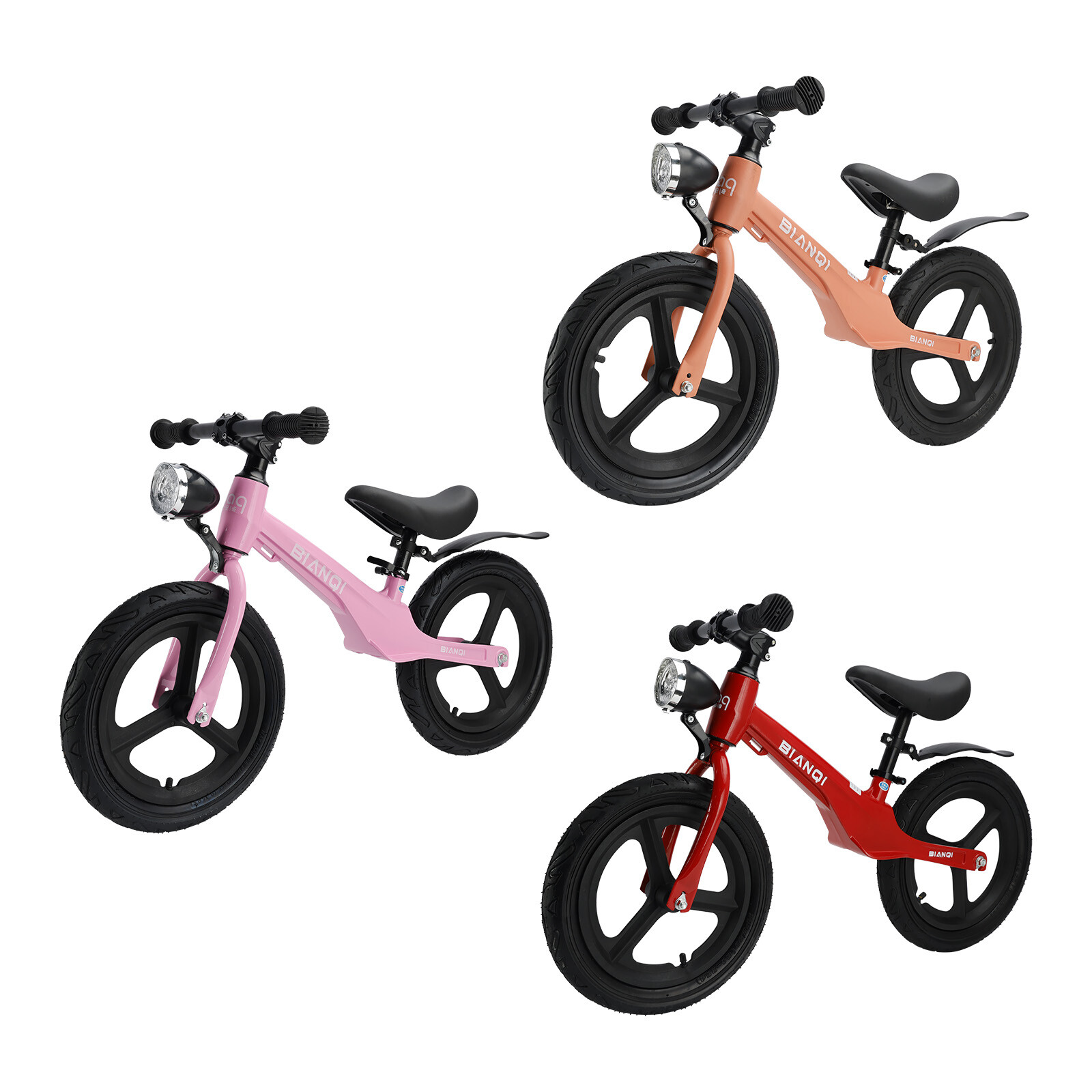 14 inches Baby Balance Bike Boys Girls Toys with Lights Firs