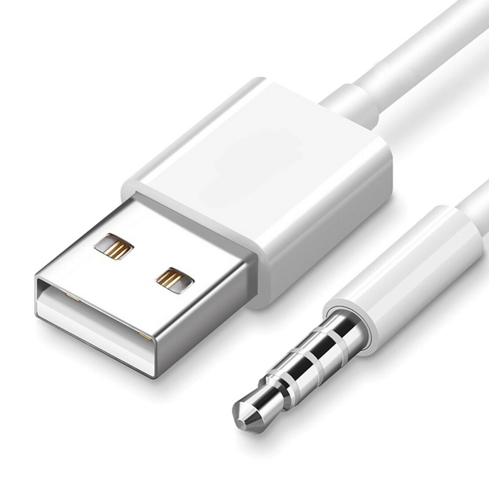 3.5mm Male Audio AUX Jack to USB 2.0 Type A Female OTG Converter Adapter Cable