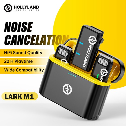 HOLLYLAND Lark M1 2.4g 650ft Wireless Lavalier Microphone System