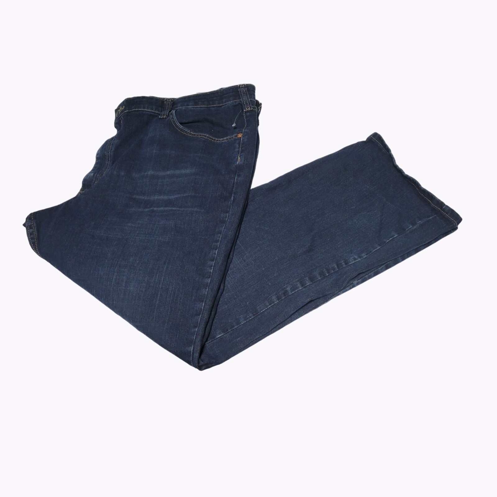 S Size 46 X 30 Boot Cut High Rise Dark Wash Denim Pants