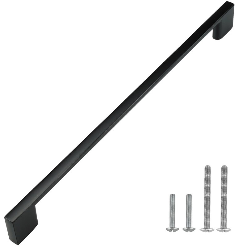 Black Modern Cabinet Handles T Bar Pulls Kitchen Drawer Hardware