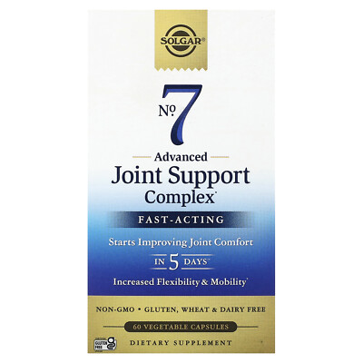 No.7,  Advanced Joint Support Complex, 60 Vegetable Capsules