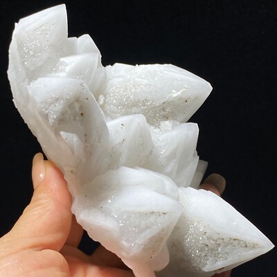 695g Natural White Skeletal Quartz Mineral Specimen/Fujian China
