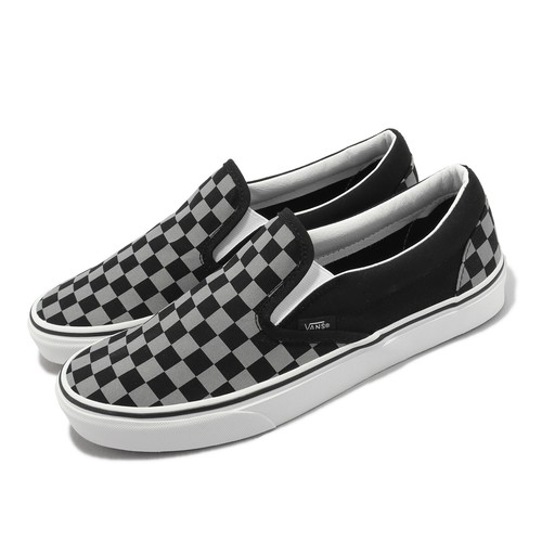 

Vans Classic Slip-On Cosmic Check Светоотражающие черные мужские унисекс повседневные VN0A5JMHB9J, Черный, Classic Slip-on