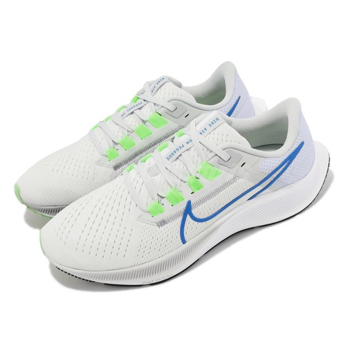 

Мужская спортивная обувь для бега Nike Air Zoom Pegasus 38 White Imperial Blue CW7356-103, Белый, Air Zoom Pegasus 38