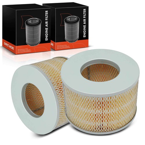 2Pcs Engine Air Filter for Toyota Land Cruiser 60-74 81-97 Lexus LX450 1996-1997